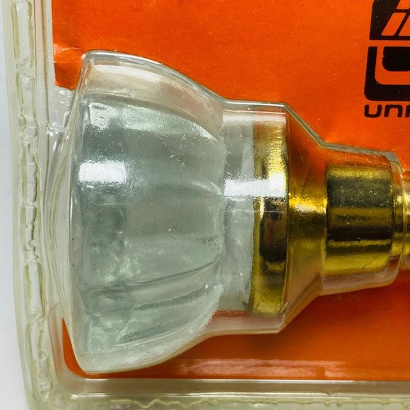 Vintage Fluted Glass Crystal Ilco Unican 2" Round Door Knobs AG-30 Brass Base - Picture 5 of 7